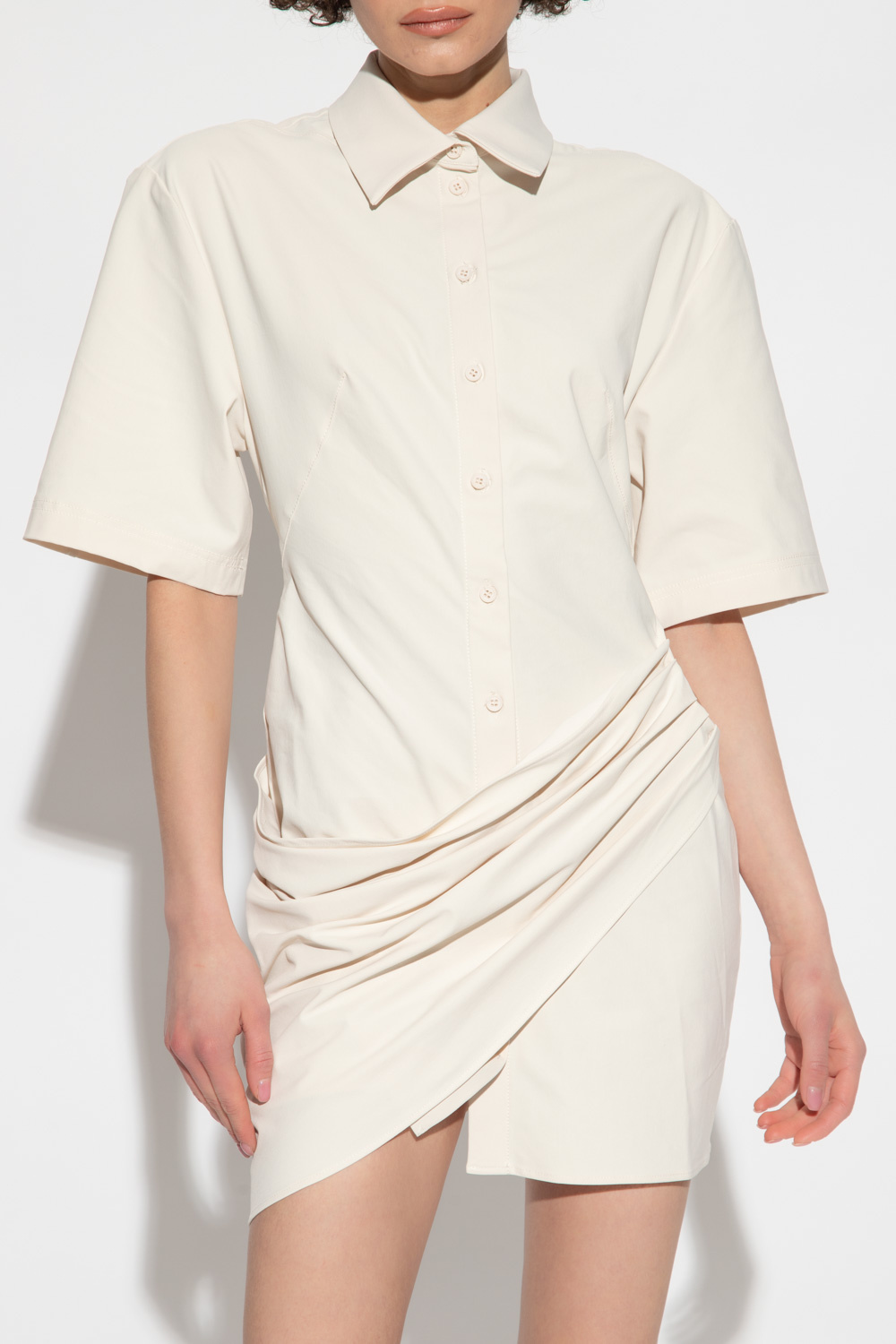 【送料&関税込】Jacquemus Camisa Dress Jacquemus La Robe Camisa Shirt Dress | Neutrals | FARFETCH
